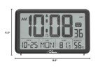 Digital Wall Clock with Temperature & Humidity Display