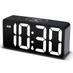 DreamSky Small Digital Alarm Clock with USB Charging