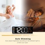 JALL 16" Digital Wall Clock with Countdown Timer