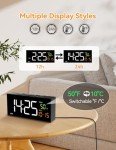 Digital Alarm Clock with Date, Temp & Snooze
