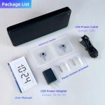 LED Digital Wall Clock with RGB Display