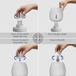 Dimmable Touch Bedside Lamp with Opal Shade