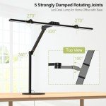 Micomlan Adjustable LED Desk Lamp for Home Office