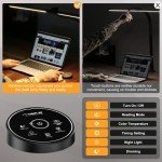 Eye-Caring Adjustable LED Desk Lamp with Clamp