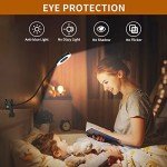 LED Desk Lamp with Clamp, 3 Colors & 10 Brightness