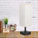 Minimalist Square Shade Bedside Table Lamp