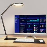 Dimmable LED Desk Lamp with Swing Arm Design