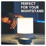 Compact Bedside Lamp with USB Ports - Dimmable