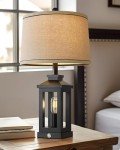 G-SAFAVA Retro Farmhouse Touch Control Table Lamp