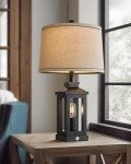 G-SAFAVA Retro Farmhouse Touch Control Table Lamp