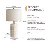 Modern Ceramic Table Lamp Set of 2 - White