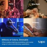 Tapo TP-Link WiFi Smart Light Bulbs, 4-Pack
