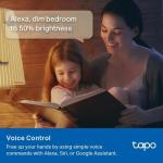 Tapo TP-Link WiFi Smart Light Bulbs, 4-Pack