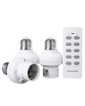 Remote Control Light Bulb Socket Kit with Switch
