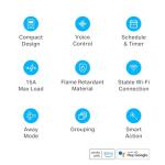 Kasa Smart Mini Wi-Fi Plug with Alexa & Google