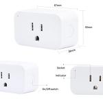 THIRDREALITY 4 Smart Plugs with Timer Function
