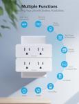 Govee 4-Pack Smart WiFi Bluetooth Dual Plugs