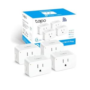 TP-Link Tapo Mini Smart Wi-Fi Plug (4-Pack)