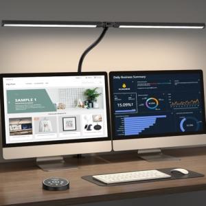 Eye-Caring Adjustable LED Desk Lamp with Clamp