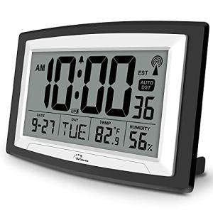 WallarGe Atomic Clock with Temperature and Humidity Sensor