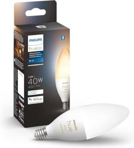 Philips Hue Smart Candle LED Bulb - White Ambiance