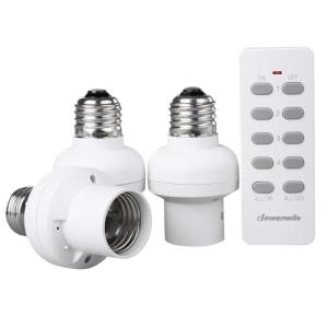 Remote Control Light Bulb Socket Kit with Switch