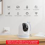 360° WiFi Indoor Security Camera with Night Vision