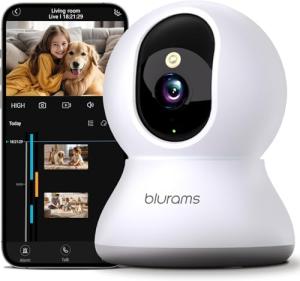 Blurams 2K Indoor Security Camera with 360° View