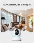 Blurams 2K Indoor Security Camera with 360° View