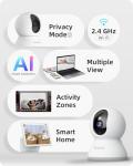 Blurams 2K Indoor Security Camera with 360° View