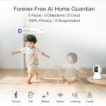 CINMOORE 3K Indoor Security Camera with AI Tracking