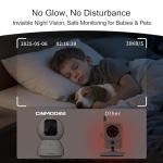 CINMOORE 3K Indoor Security Camera with AI Tracking