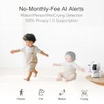 AI Indoor Security Camera with Night Vision
