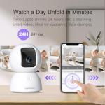 CINMOORE 3K Indoor Security Camera with AI Tracking