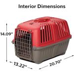 MidWest Spree Hard-Sided Pet Travel Carrier, Red