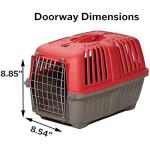 MidWest Spree Hard-Sided Pet Travel Carrier, Red