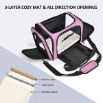 Henkelion Soft Pet Carrier for Small Pets - Pink