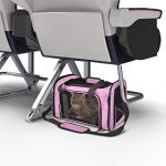 Henkelion Soft Pet Carrier for Small Pets - Pink