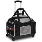 Expandable Pet Carrier on Wheels for Small Dogs, Cats