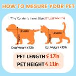 Expandable Pet Carrier on Wheels for Small Dogs, Cats