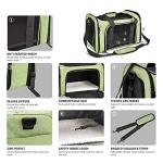 Henkelion Large Soft-Sided Pet Carrier - Green