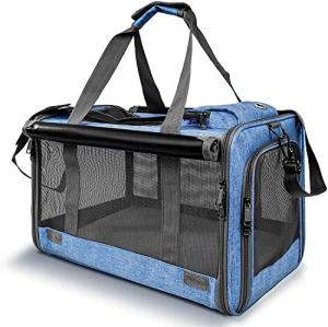 GAPZER Soft-Sided Pet Carrier for Cats and Dogs