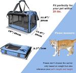 GAPZER Soft-Sided Pet Carrier for Cats and Dogs
