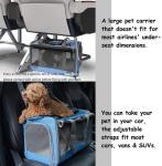 GAPZER Soft-Sided Pet Carrier for Cats and Dogs