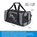 Wakytu TSA Pet Carrier for Small Cats and Dogs