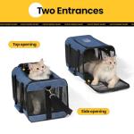 Airline Approved Soft-Sided Cat Dog Carrier - Blue