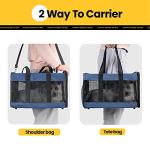 Airline Approved Soft-Sided Cat Dog Carrier - Blue