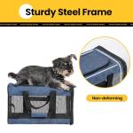 Airline Approved Soft-Sided Cat Dog Carrier - Blue