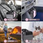 Airline Approved Pet Carrier on Wheels for Cats