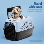 Petmate Small Dog and Cat Carrier Kennel, Blue